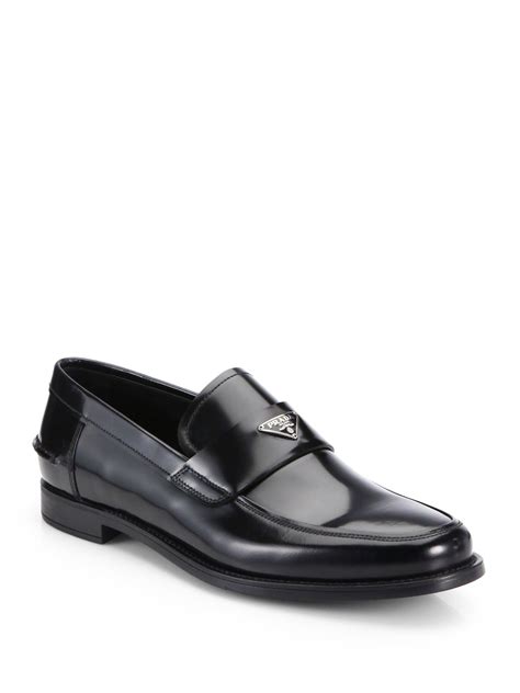 prada mens loafer|Prada men's slip on shoes.